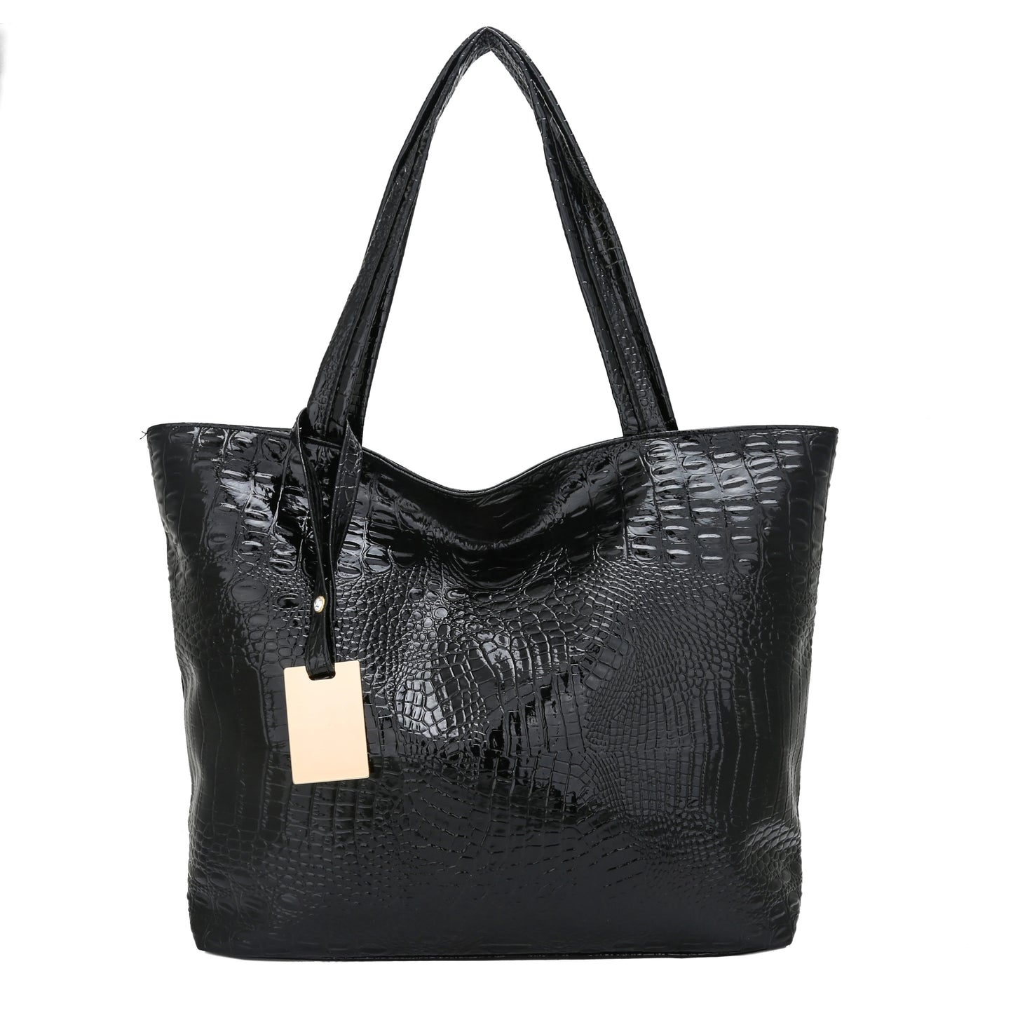 Casual Women Shoulder Bags Crocodile Handbag PU Leather Female Big Tote Bag Ladies Hand Bags Sac-BG-1027