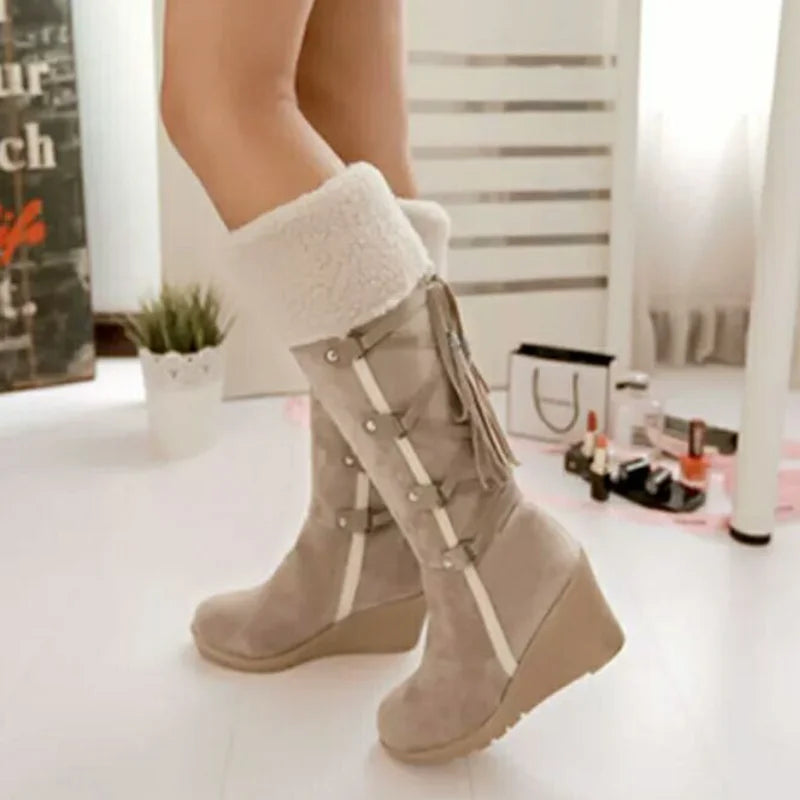 Fashion Snow Boots Women Winter Shoes Warm-SH-1201