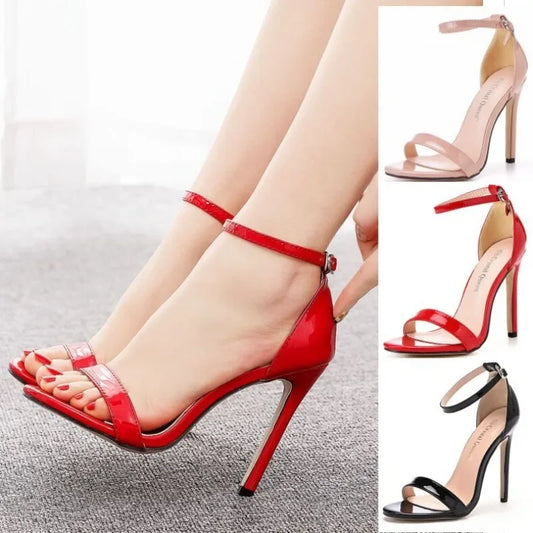 Women Sandals With High Heels Neutral Strap Women-SH-1082