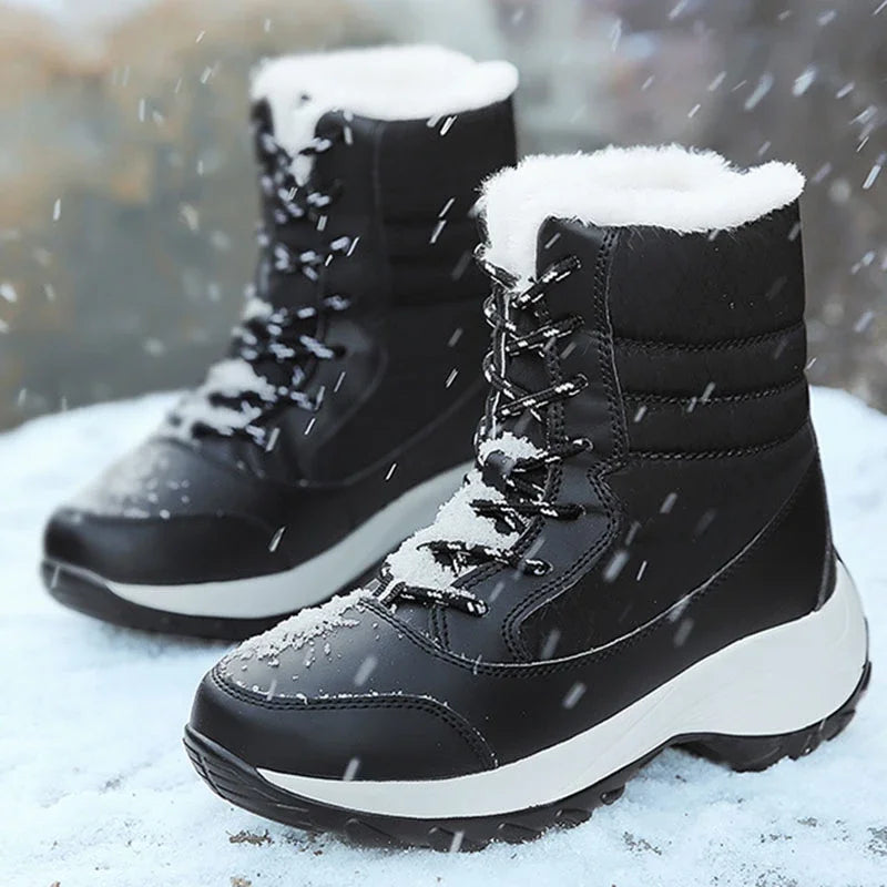 Women Boots Winter Snow Fur Warm Ankle Boots Winter SH-1038