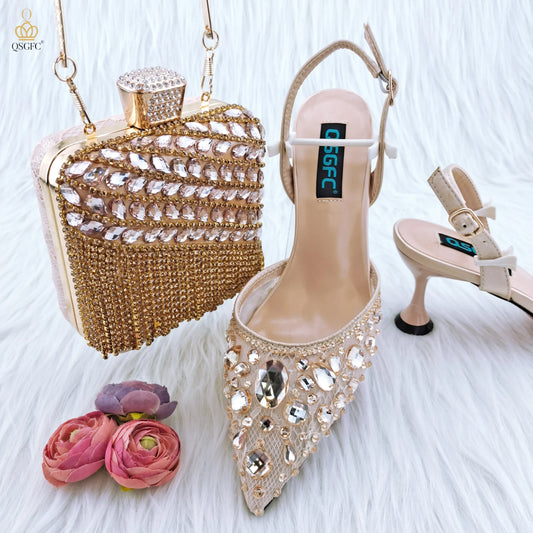 Women Bag Beautiful And Mature Heels Style- SH-1075