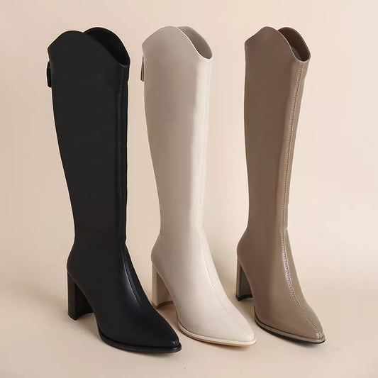 Women Boots Autumn Winter Boots High Botas SH-1034