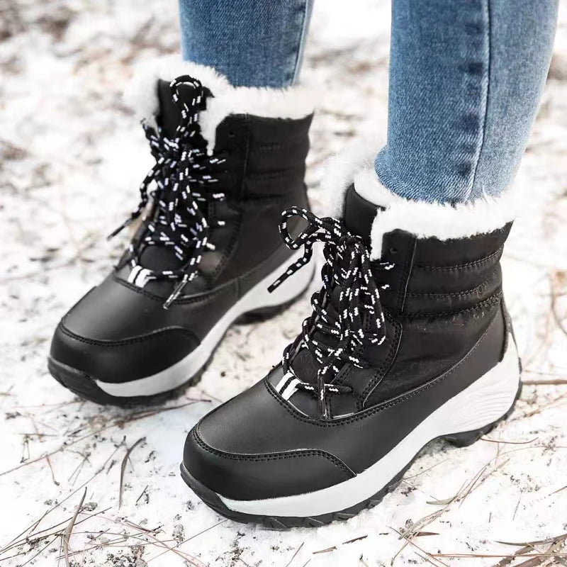 Women Boots Winter Snow Fur Warm Ankle Boots Winter SH-1038