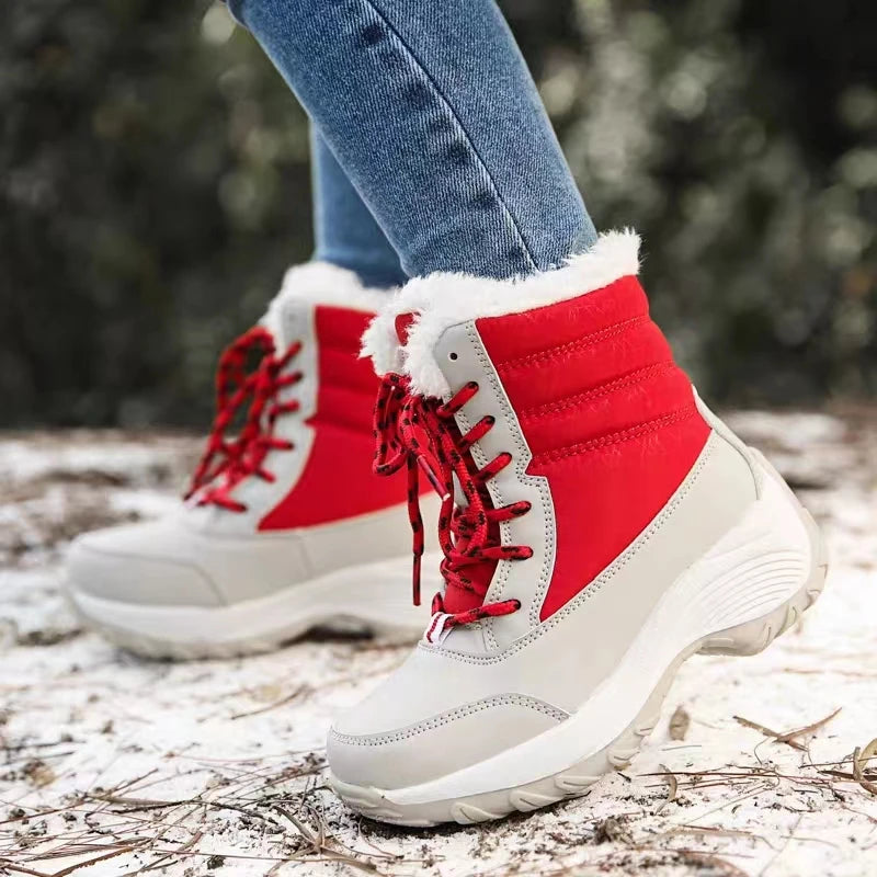 Women Boots Winter Snow Fur Warm Ankle Boots Winter SH-1038