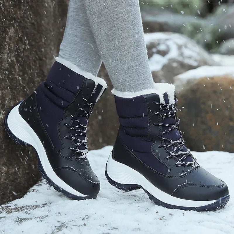 Women Boots Winter Snow Fur Warm Ankle Boots Winter SH-1038