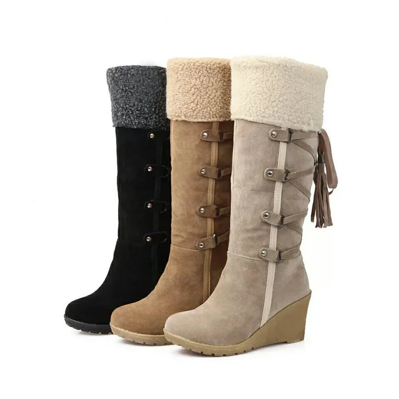 Fashion Snow Boots Women Winter Shoes Warm-SH-1201