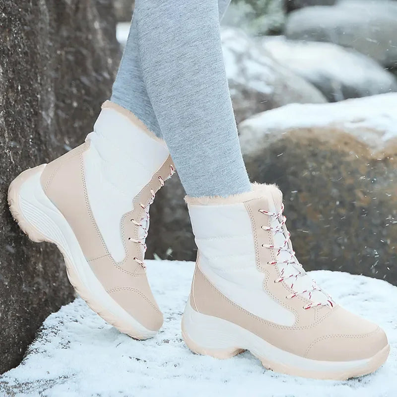 Women Boots Winter Snow Fur Warm Ankle Boots Winter SH-1038