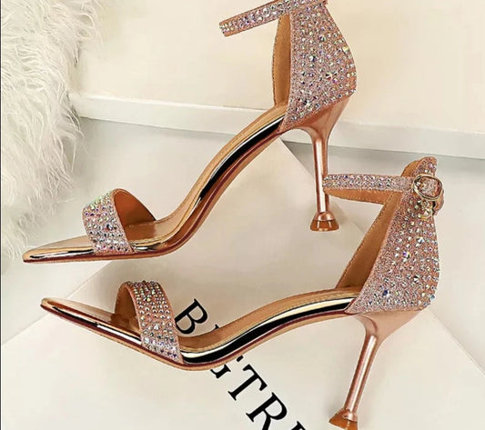 Women Party Open Toe Women Sandals High Heels Stiletto-SH-1098