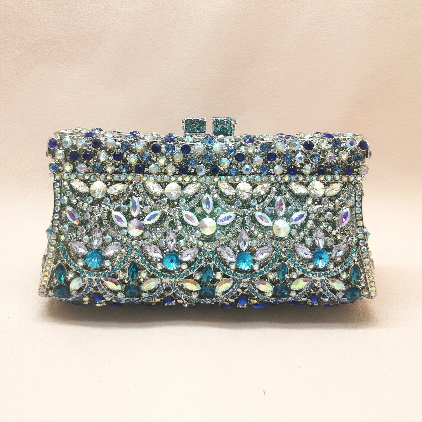 Women Rhinestones Clutch Purse Minaudiere Bag For Party Wedding -BG-1005