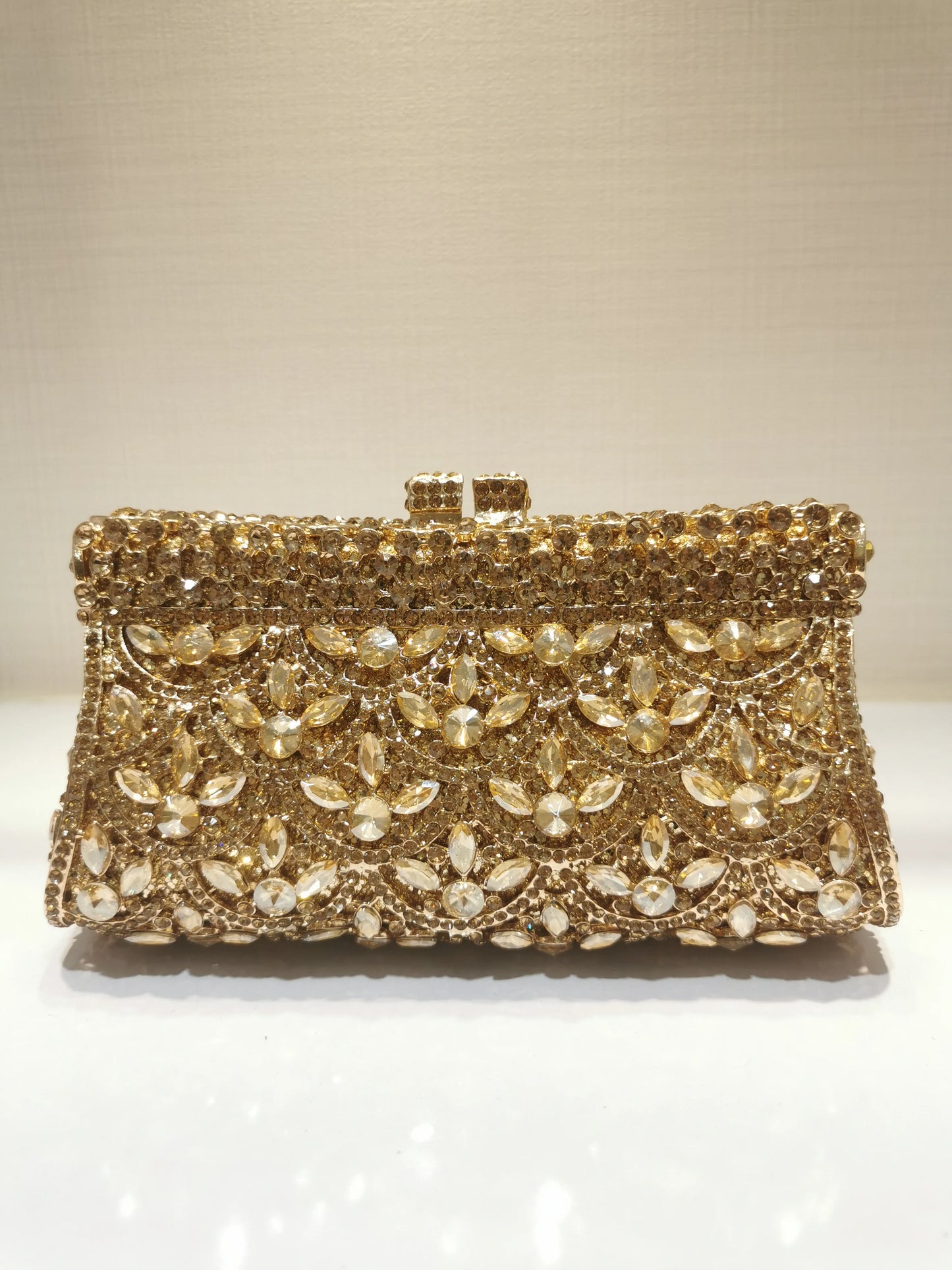 Women Rhinestones Clutch Purse Minaudiere Bag For Party Wedding -BG-1005