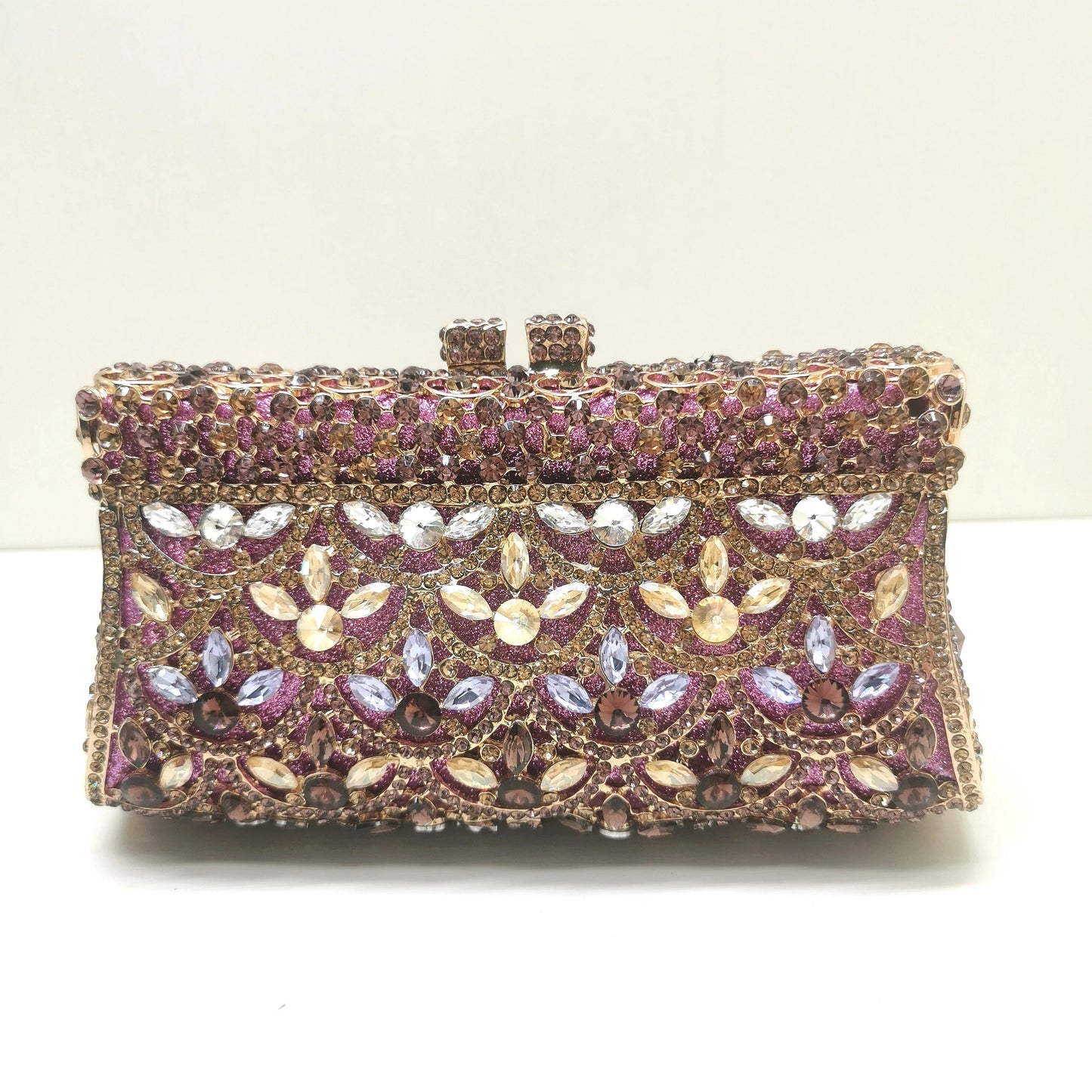 Women Rhinestones Clutch Purse Minaudiere Bag For Party Wedding -BG-1005